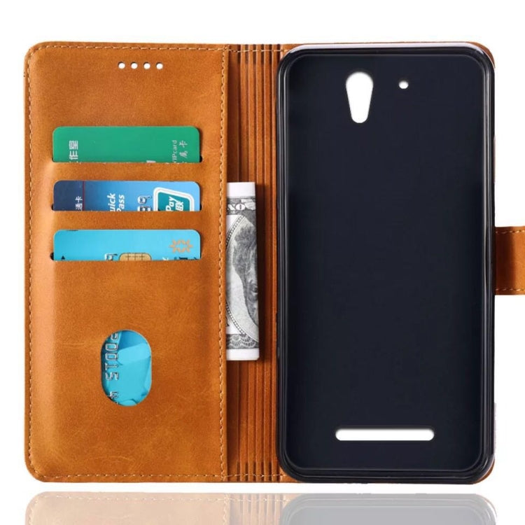 Calf Texture Horizontal Flip Leather Case for Sony Xperia L2, with Holder & Card Slots & Wallet