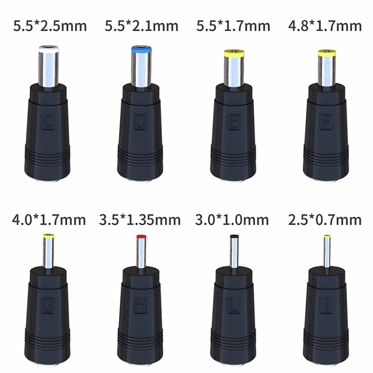 USB 5V to DC 9V 5.5mm x 2.5mm Converter Step Up Voltage Converter Power Cable with 8 Connectors
