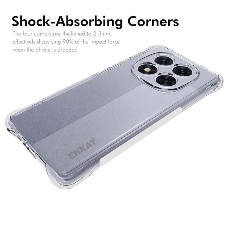 For Redmi Note 14 Pro 4G ENKAY Hat-Prince Transparent TPU Shockproof Phone Case