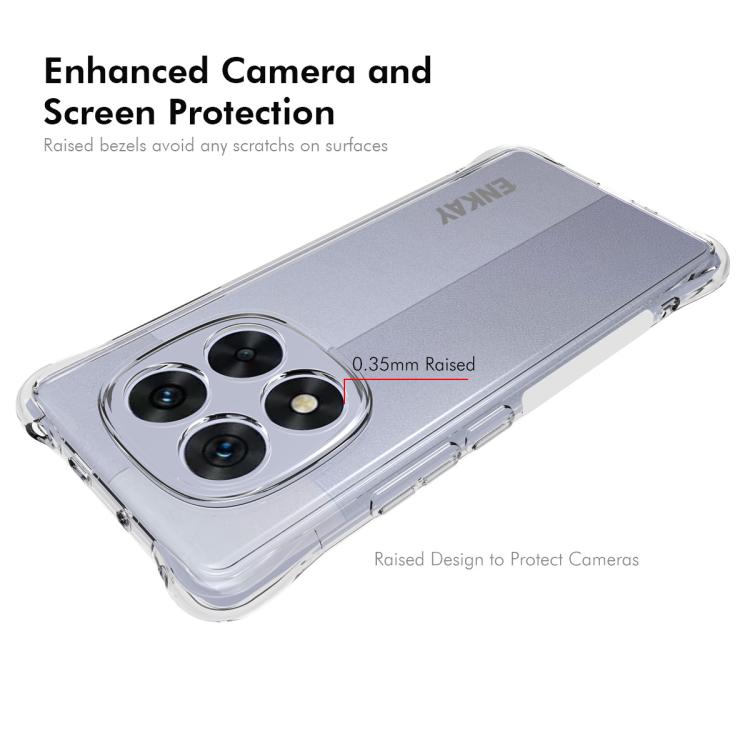 For Redmi Note 14 Pro 4G ENKAY Hat-Prince Transparent TPU Shockproof Phone Case