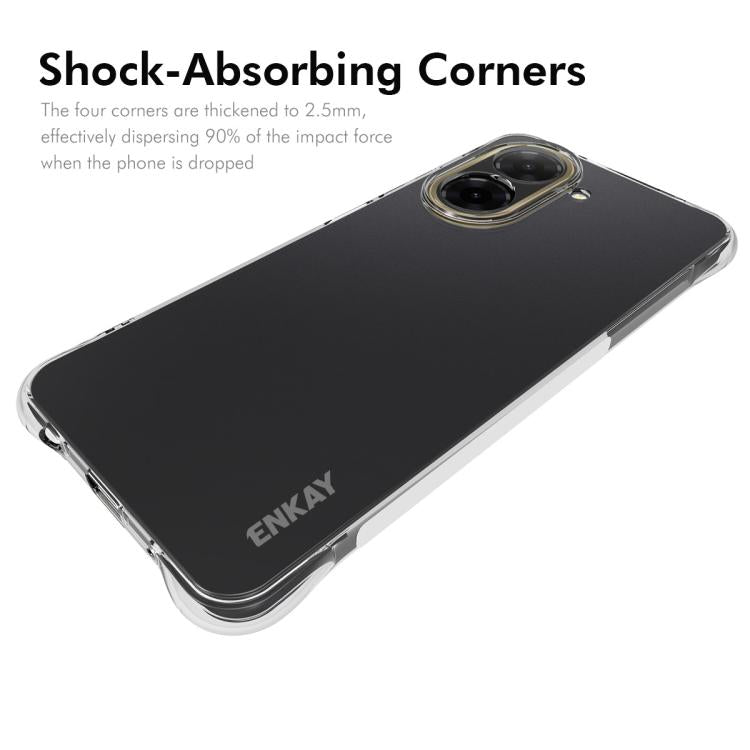 For Redmi A5 4G 171.7mm ENKAY Hat-Prince Transparent TPU Shockproof Phone Case
