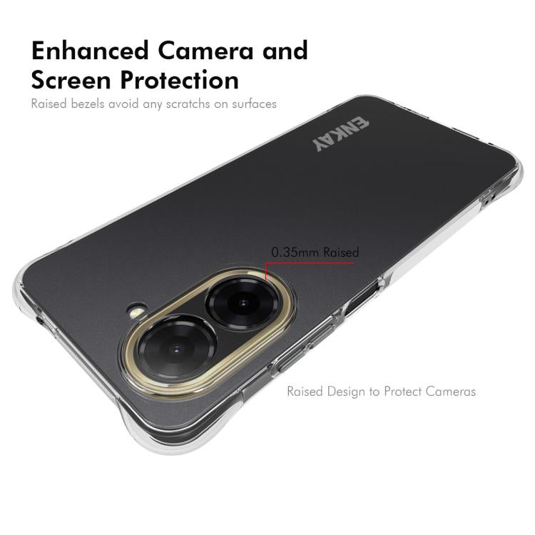 For Redmi A5 4G 171.7mm ENKAY Hat-Prince Transparent TPU Shockproof Phone Case