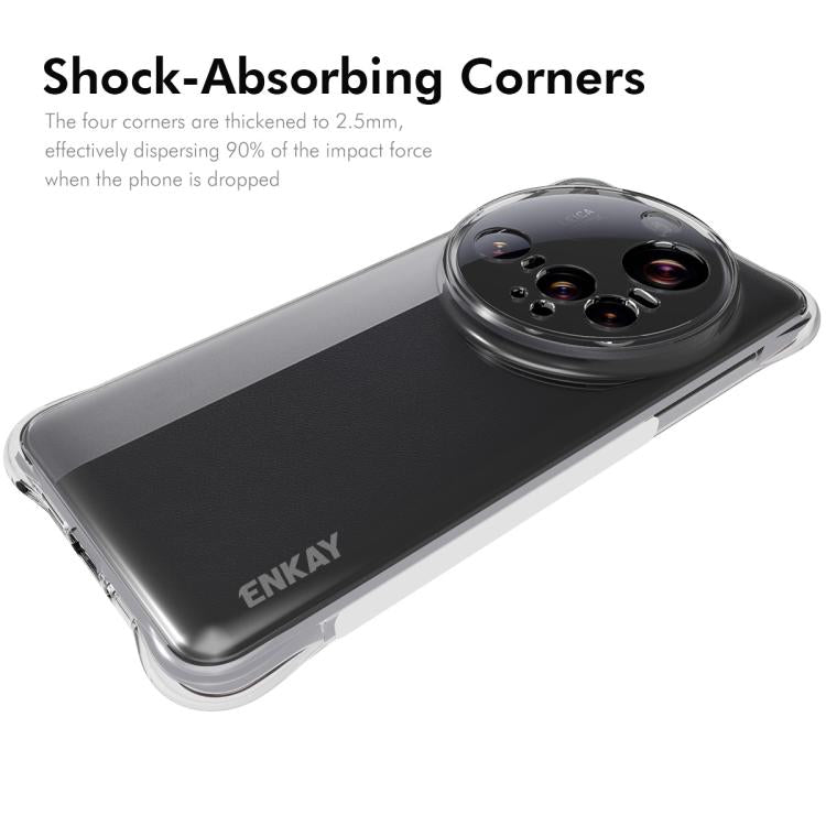 For Xiaomi 15 Ultra ENKAY Hat-Prince Transparent TPU Shockproof Phone Case