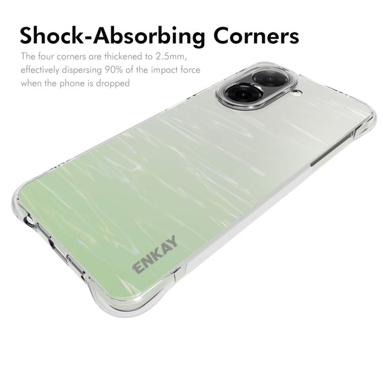 For Redmi A5 4G 173.3mm ENKAY Hat-Prince Transparent TPU Shockproof Phone Case