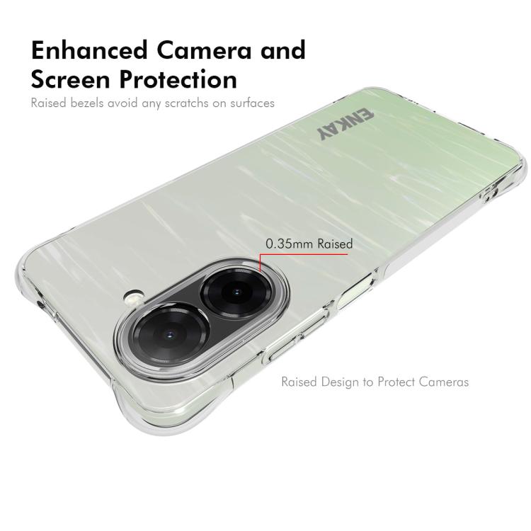 For Redmi A5 4G 173.3mm ENKAY Hat-Prince Transparent TPU Shockproof Phone Case