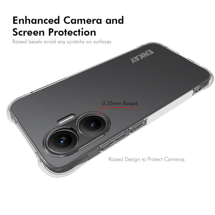 For Xiaomi Poco F7 5G ENKAY Hat-Prince Transparent TPU Shockproof Phone Case