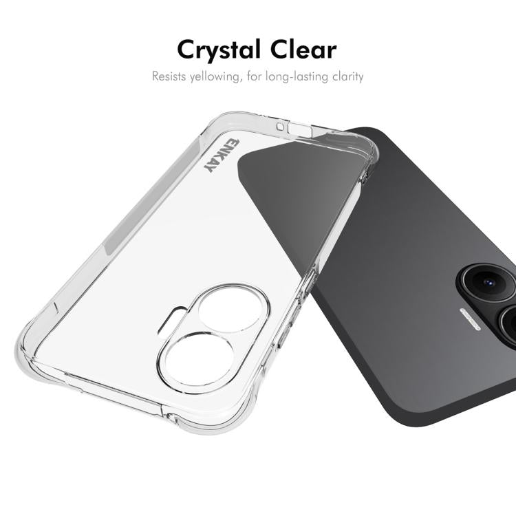 For Xiaomi Poco F7 5G ENKAY Hat-Prince Transparent TPU Shockproof Phone Case