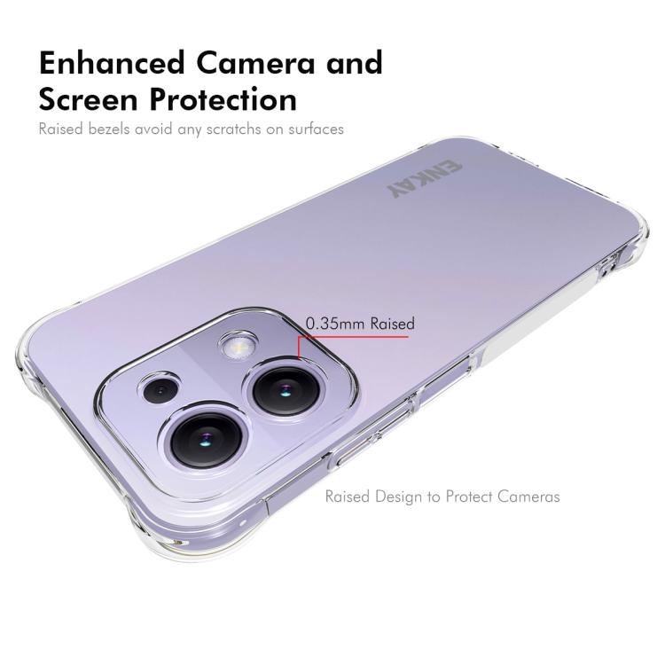 For Redmi 15C 5G / 4G EU 173mm ENKAY Hat-Prince Transparent TPU Shockproof Phone Case