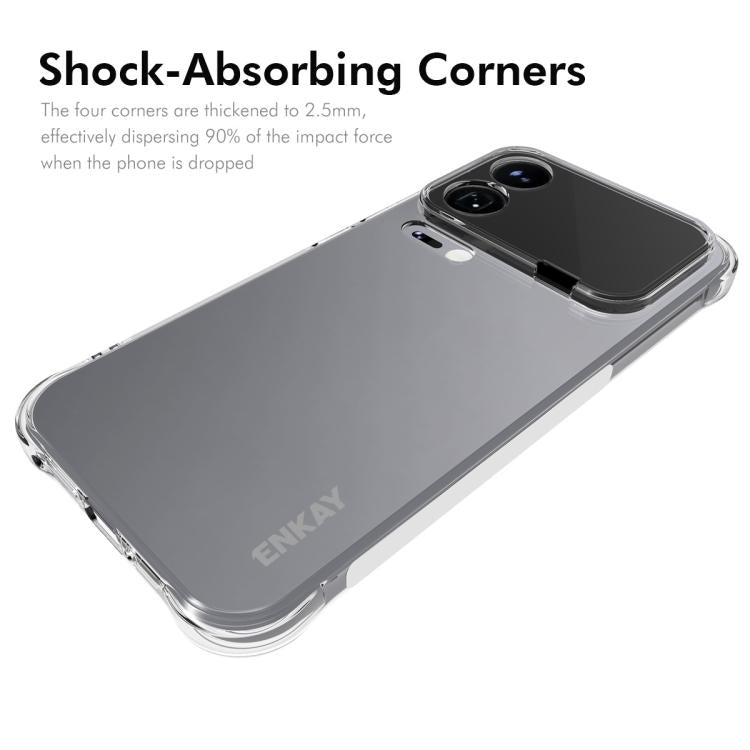 For Xiaomi 17 Pro ENKAY Hat-Prince Transparent TPU Shockproof Phone Case