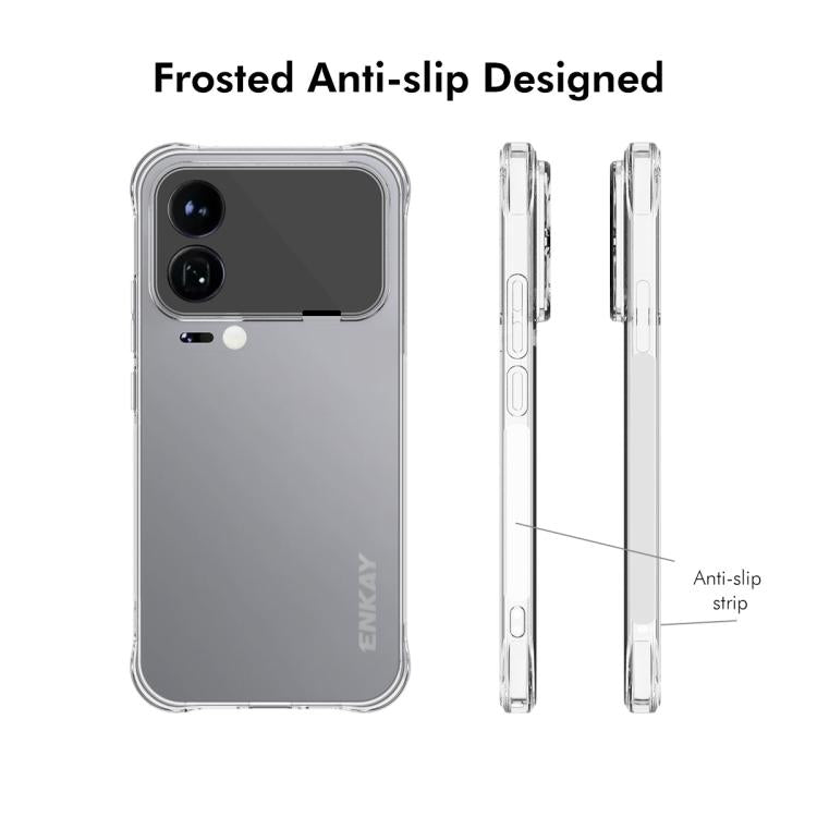 For Xiaomi 17 Pro ENKAY Hat-Prince Transparent TPU Shockproof Phone Case