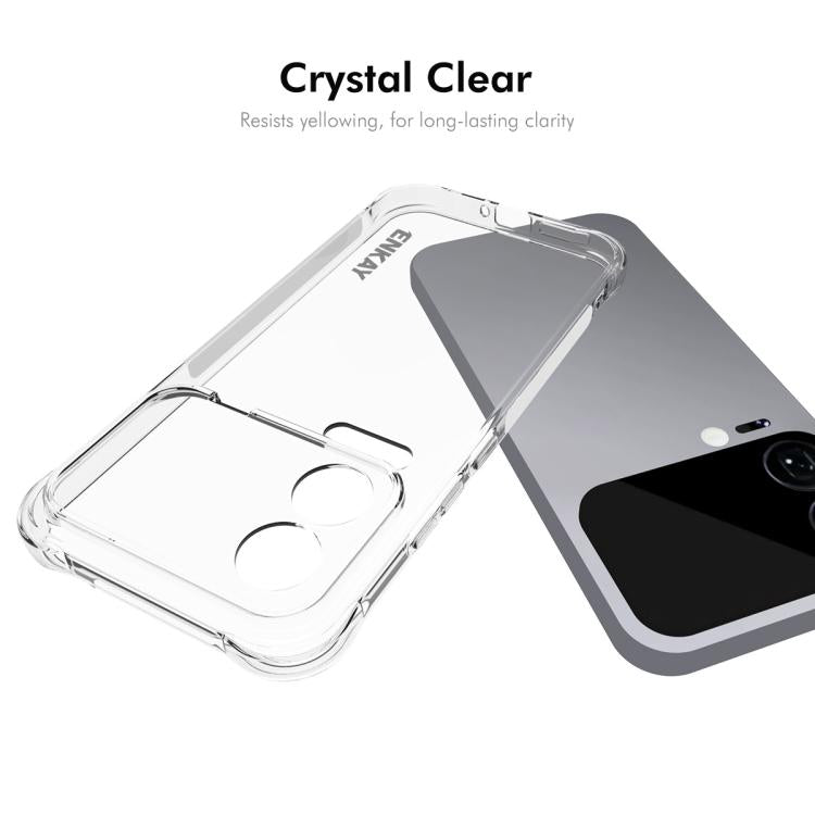 For Xiaomi 17 Pro ENKAY Hat-Prince Transparent TPU Shockproof Phone Case