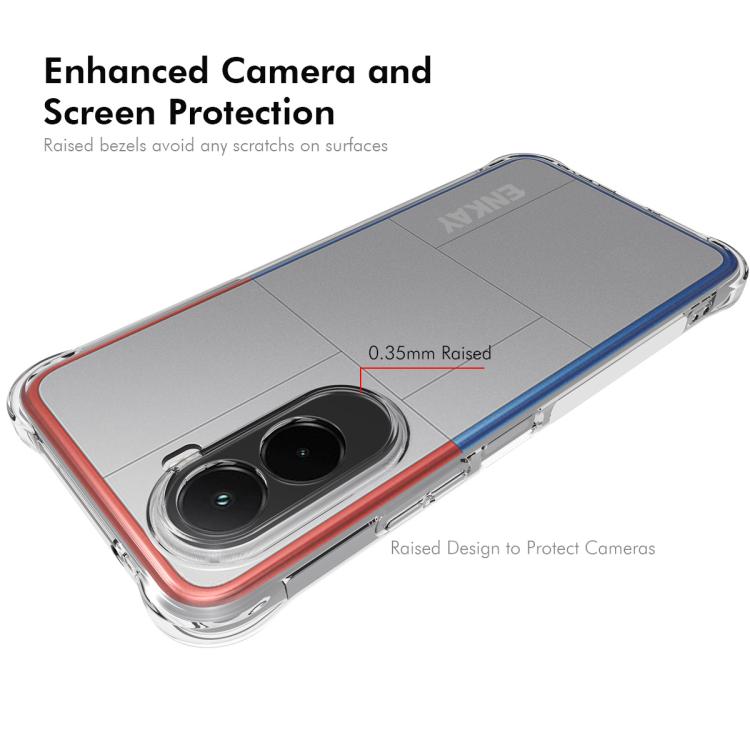 For Xiaomi Poco M7 Plus 5G / M7 4G 169mm ENKAY Hat-Prince Transparent TPU Shockproof Phone Case