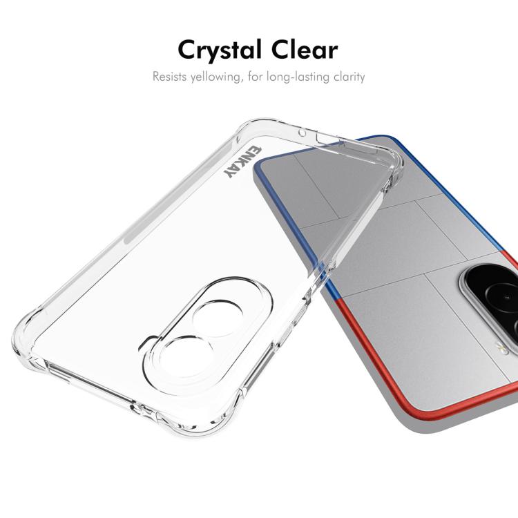 For Xiaomi Poco M7 Plus 5G / M7 4G 169mm ENKAY Hat-Prince Transparent TPU Shockproof Phone Case