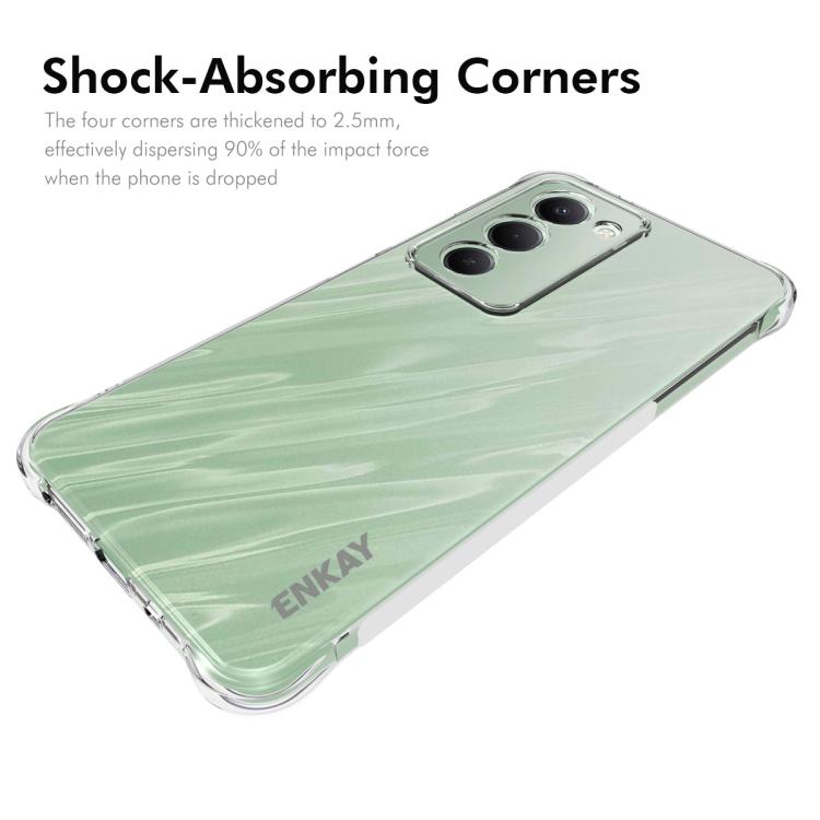 Redmi 15 5G Global / 15 4G SEA 169.5mm ENKAY Hat-Prince Transparent TPU Shockproof Phone Case