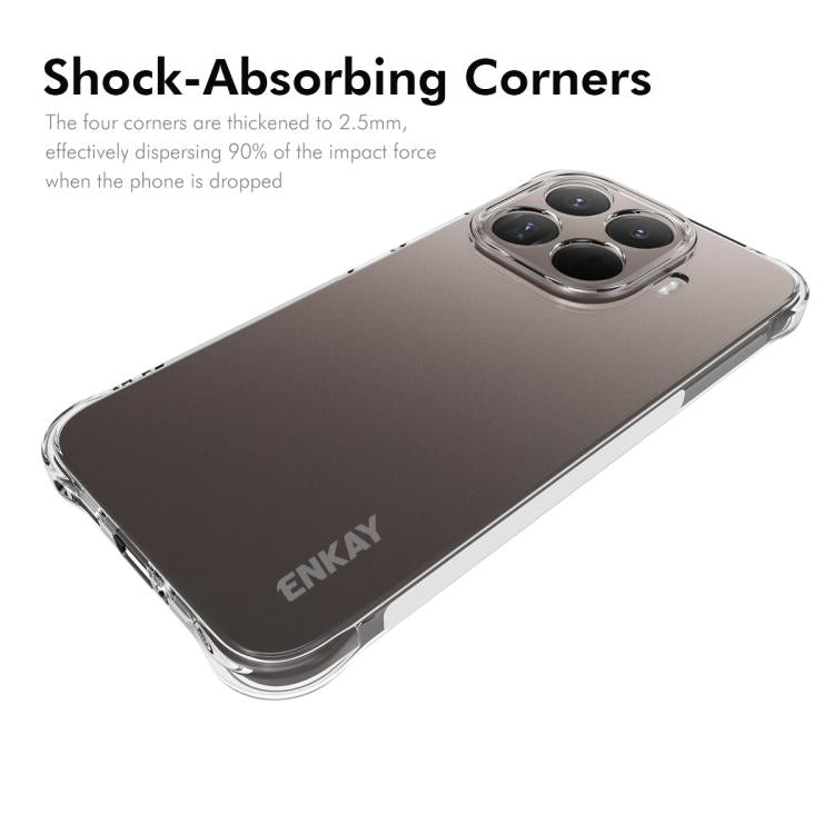 For Xiaomi 15T Pro ENKAY Hat-Prince Transparent TPU Shockproof Phone Case