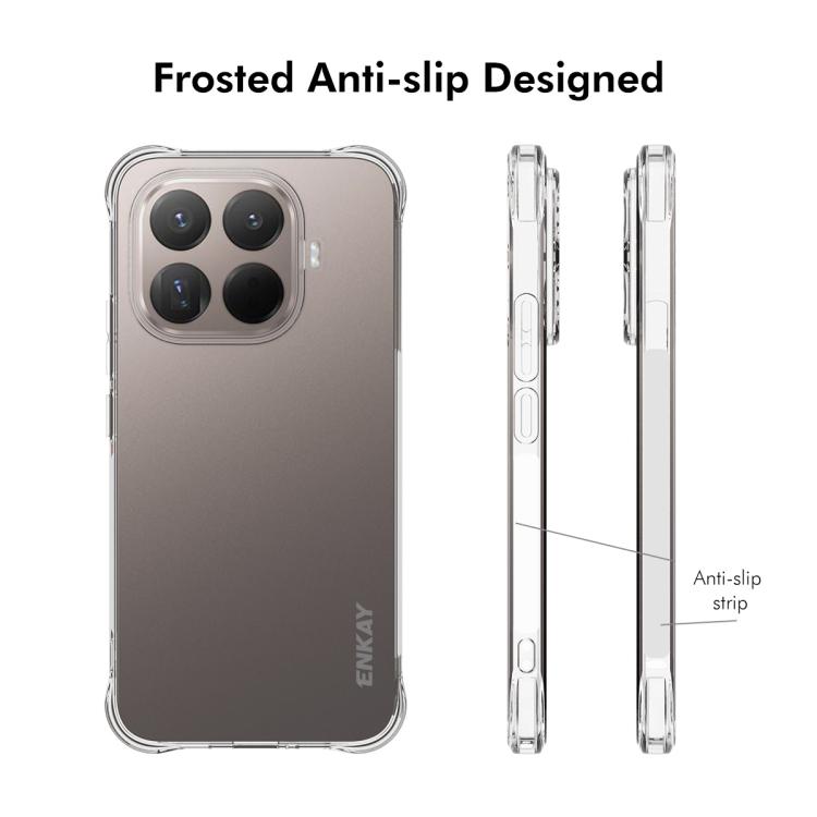 For Xiaomi 15T Pro ENKAY Hat-Prince Transparent TPU Shockproof Phone Case