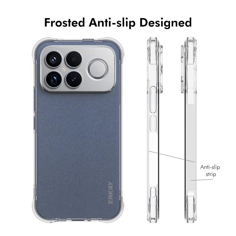 For Redmi K90 Pro Max ENKAY Hat-Prince Transparent TPU Shockproof Phone Case