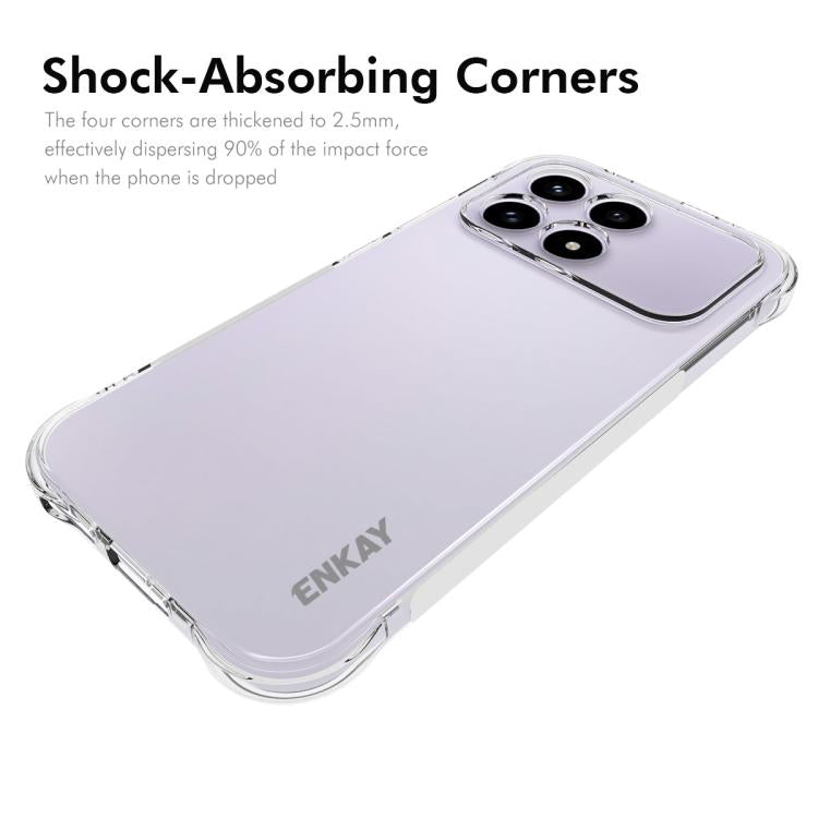 For Redmi K90 ENKAY Hat-Prince Transparent TPU Shockproof Phone Case