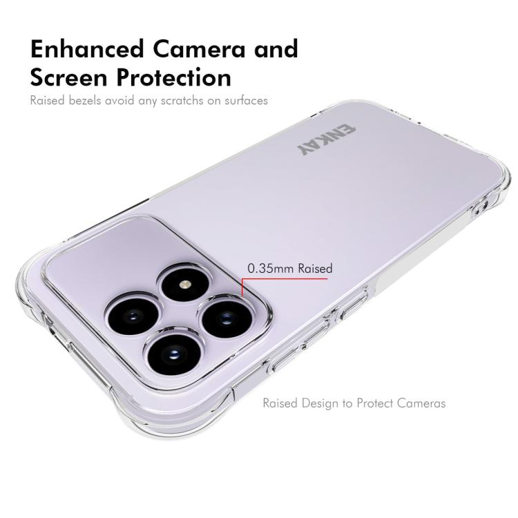 For Redmi K90 ENKAY Hat-Prince Transparent TPU Shockproof Phone Case
