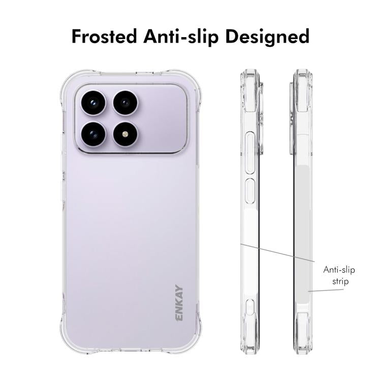 For Redmi K90 ENKAY Hat-Prince Transparent TPU Shockproof Phone Case