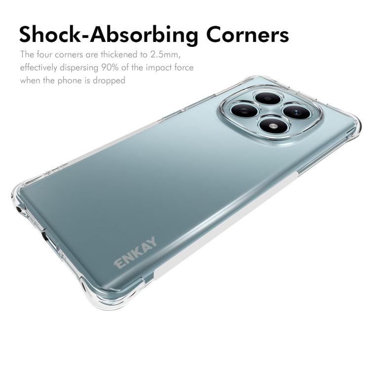 For Redmi Note 15 4G / 5G Global 164mm ENKAY Hat-Prince Transparent TPU Shockproof Phone Case