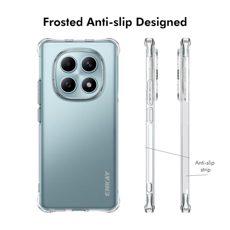 For Redmi Note 15 4G / 5G Global 164mm ENKAY Hat-Prince Transparent TPU Shockproof Phone Case