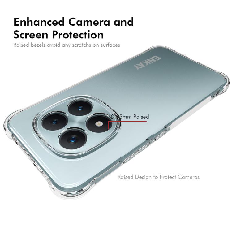 For Redmi Note 15 Pro+ 5G Global 163.3mm ENKAY Hat-Prince Transparent TPU Shockproof Phone Case