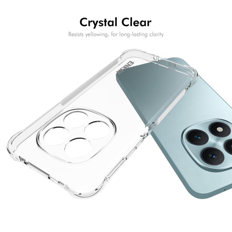 For Redmi Note 15 Pro+ 5G Global 163.3mm ENKAY Hat-Prince Transparent TPU Shockproof Phone Case