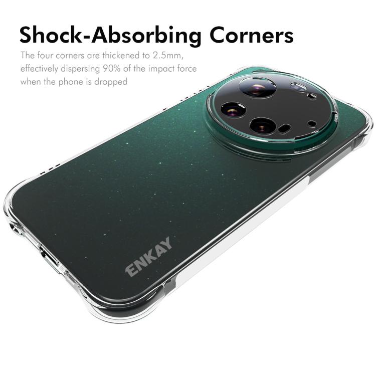 For Xiaomi 17 Ultra ENKAY Hat-Prince Transparent TPU Shockproof Phone Case