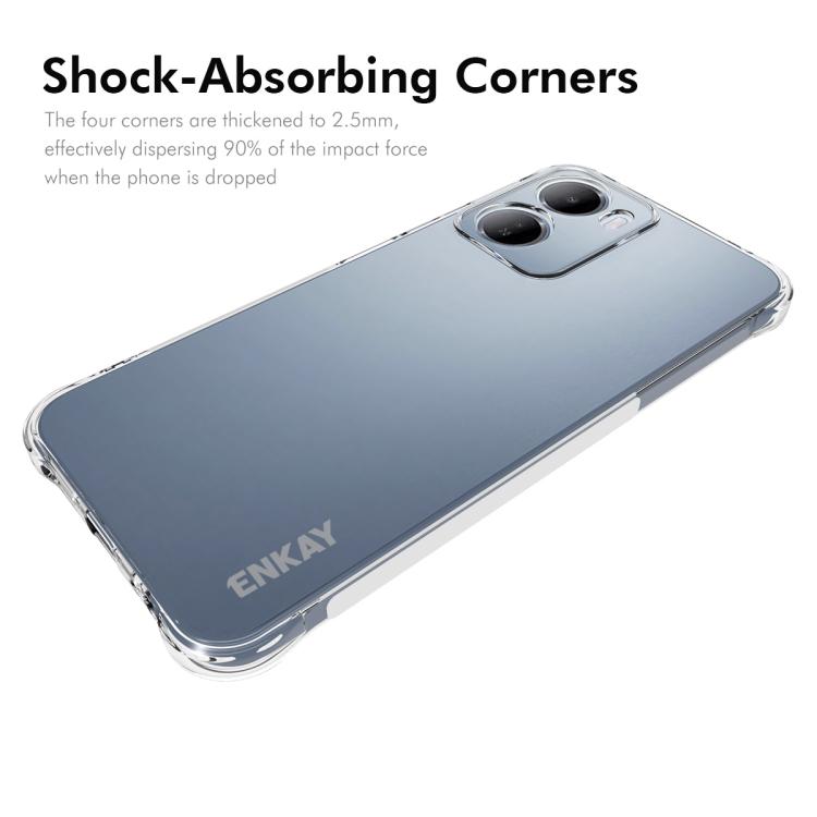 For Redmi 15a 5G ENKAY Hat-Prince Transparent TPU Shockproof Phone Case