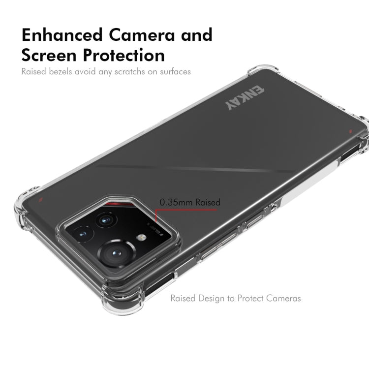 For Asus Rog Phone 9 / 9 Pro ENKAY Hat-Prince Transparent TPU Shockproof Phone Case