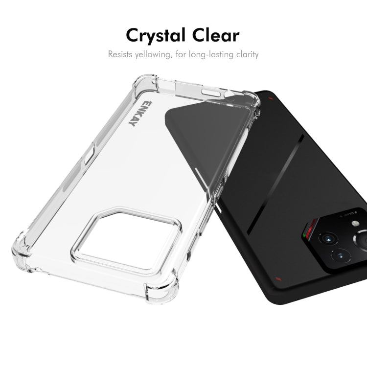 For Asus Rog Phone 9 / 9 Pro ENKAY Hat-Prince Transparent TPU Shockproof Phone Case