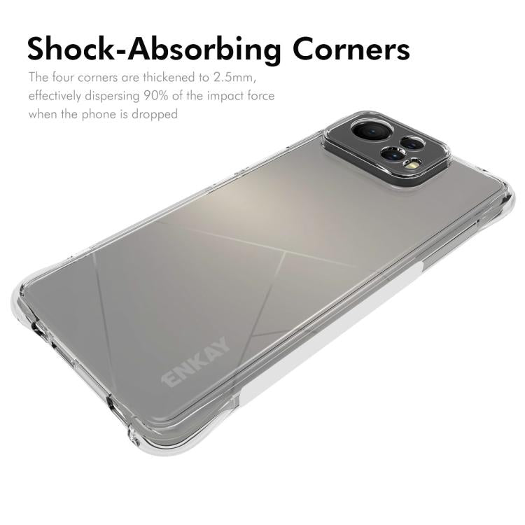For Asus Zenfone 12 Ultra 5G ENKAY Hat-Prince Transparent TPU Shockproof Phone Case