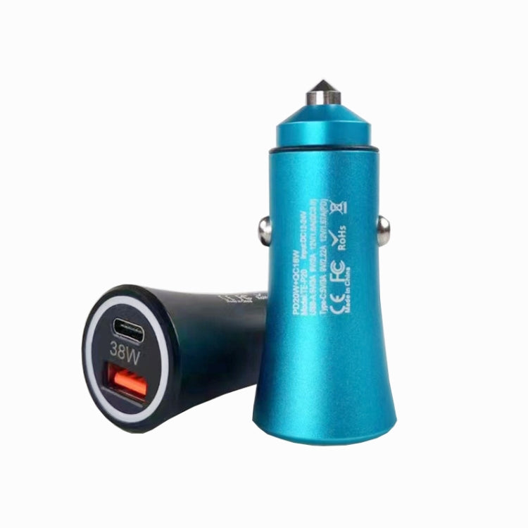 P20 38W PD3.0 20W + QC3.0 USB Safety Hammer Car Charger