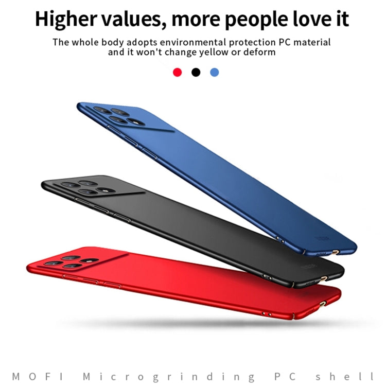 For Xiaomi Redmi K70E / Poco X6 Pro MOFI Micro-Frosted PC Ultra-thin Hard Phone Case