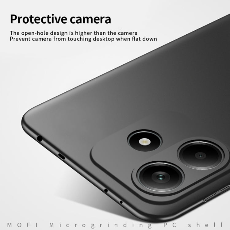 For Xiaomi Redmi Note 14 5G MOFI Micro-Frosted PC Ultra-thin Hard Phone Case