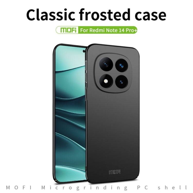 For Xiaomi Redmi Note 14 Pro 5G MOFI Micro-Frosted PC Ultra-thin Hard Phone Case