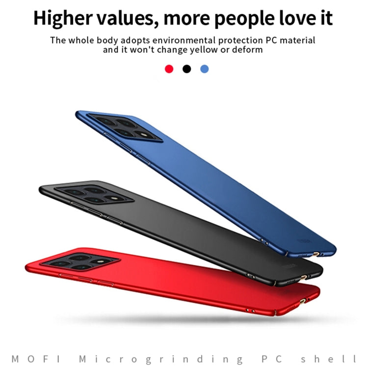 For Xiaomi 14T MOFI Micro-Frosted PC Ultra-thin Hard Phone Case