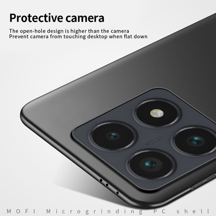 For Xiaomi 14T MOFI Micro-Frosted PC Ultra-thin Hard Phone Case