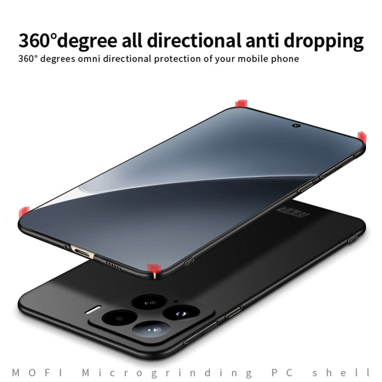 For Xiaomi 15 MOFI Micro-Frosted PC Ultra-thin Hard Phone Case