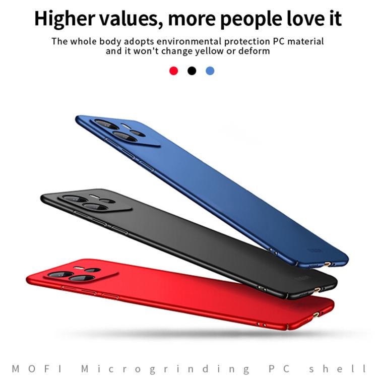 For Xiaomi Redmi Note 14 4G 163.25mm MOFI Micro-Frosted PC Ultra-thin Hard Phone Case