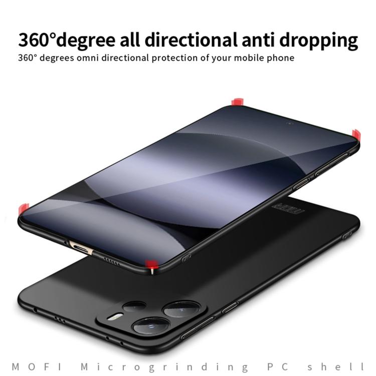 For Xiaomi Redmi Note 14 4G 163.25mm MOFI Micro-Frosted PC Ultra-thin Hard Phone Case