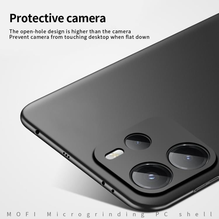For Xiaomi Redmi Note 14 4G 163.25mm MOFI Micro-Frosted PC Ultra-thin Hard Phone Case