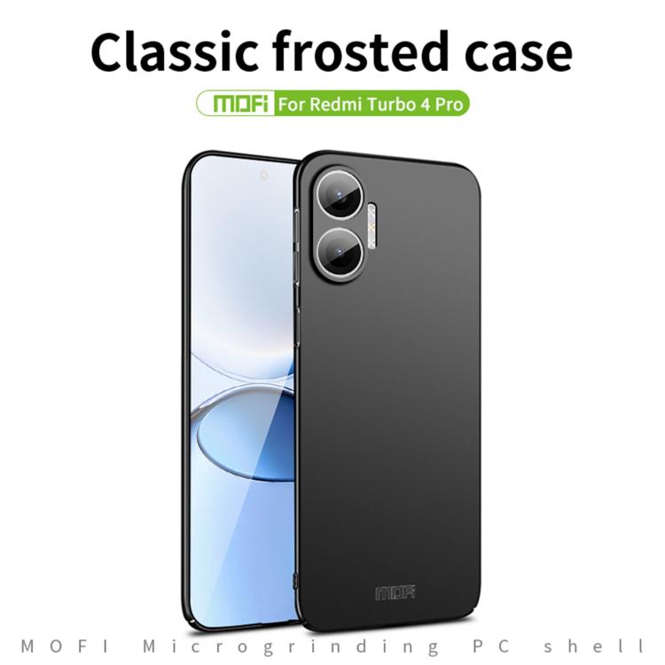 For Xiaomi Redmi Turbo 4 Pro MOFI Micro-Frosted PC Ultra-thin Hard Phone Case