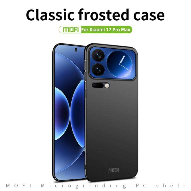 For Xiaomi 17 Pro Max MOFI Micro-Frosted PC Ultra-thin Hard Phone Case