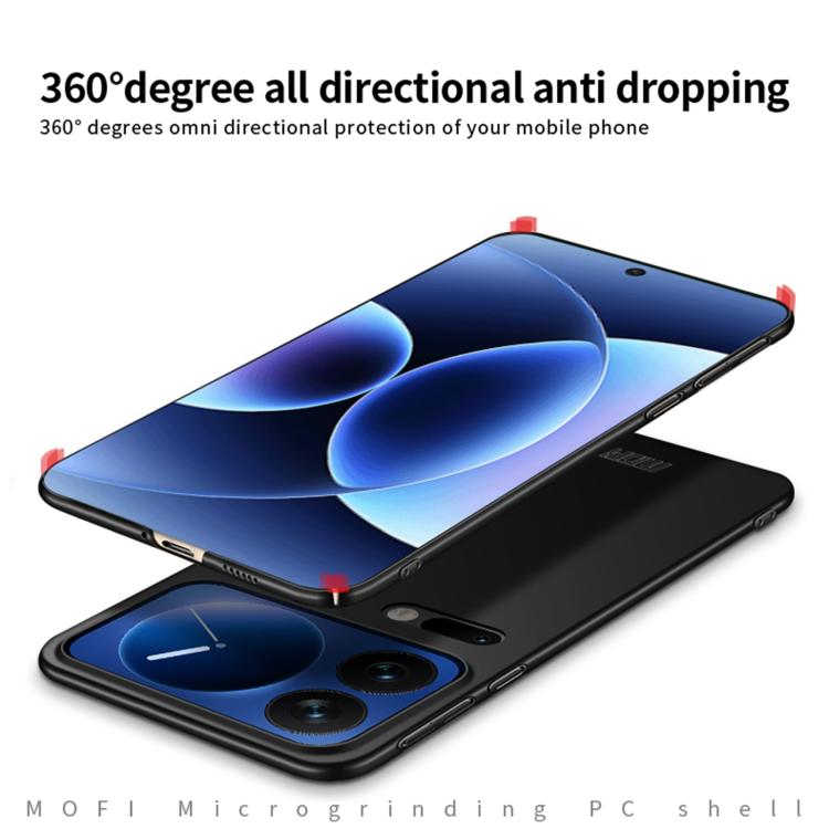 For Xiaomi 17 Pro Max MOFI Micro-Frosted PC Ultra-thin Hard Phone Case