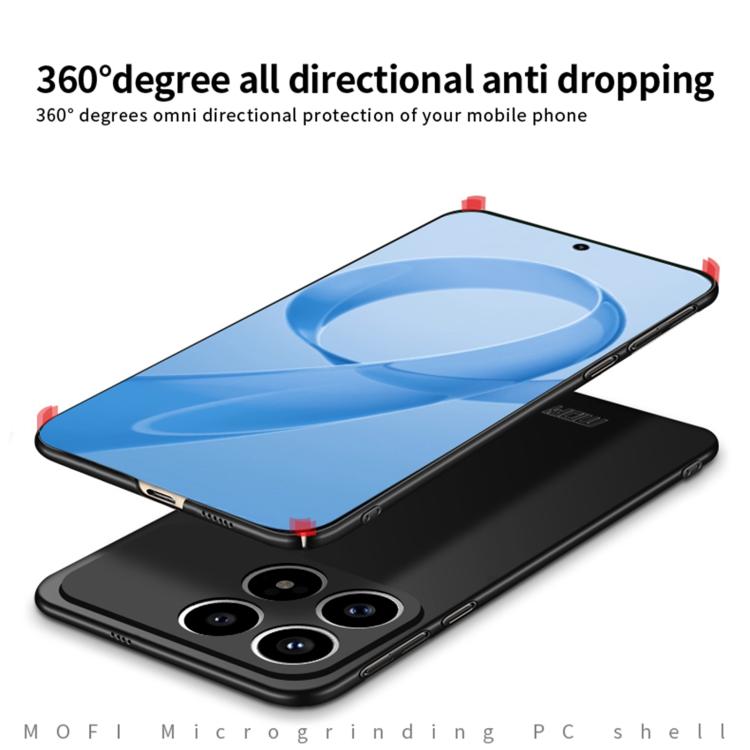 For Redmi K90 / Poco F8 Pro MOFI Micro-Frosted PC Ultra-thin Hard Phone Case