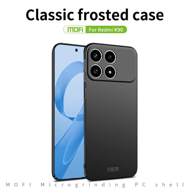 For Redmi K90 / Poco F8 Pro MOFI Micro-Frosted PC Ultra-thin Hard Phone Case