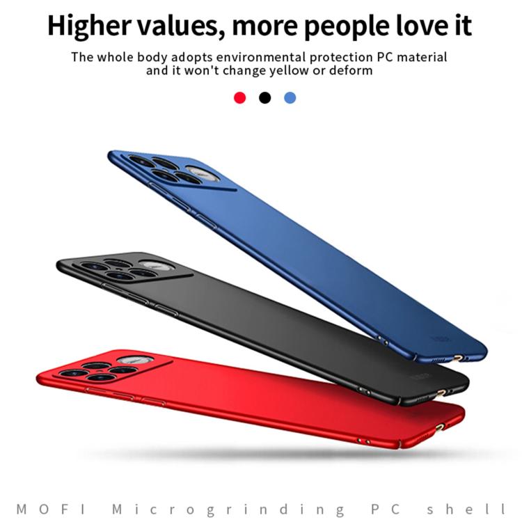 For Redmi K90 Pro Max / Poco F8 Ultra MOFI Micro-Frosted PC Ultra-thin Hard Phone Case