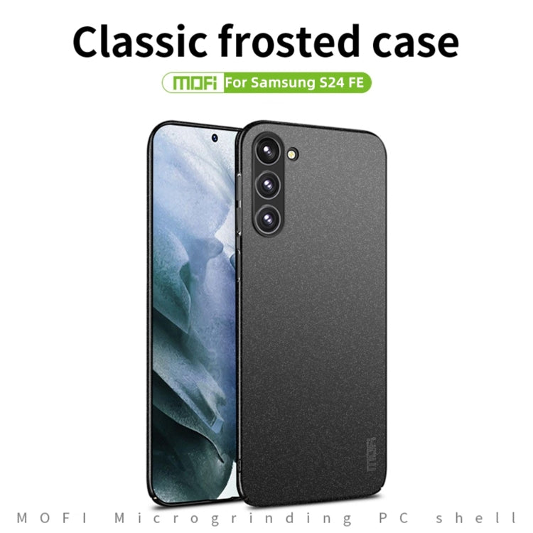 For Samsung Galaxy S24 FE 5G MOFI Fandun Series Frosted PC Ultra-thin All-inclusive Phone Case